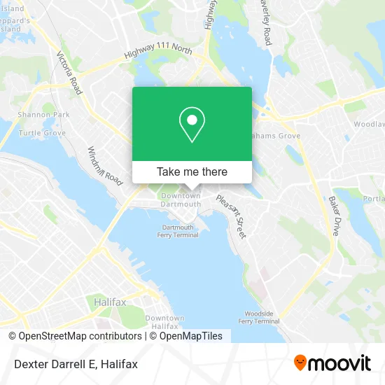 Dexter Darrell E map