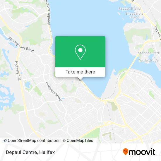 Depaul Centre map