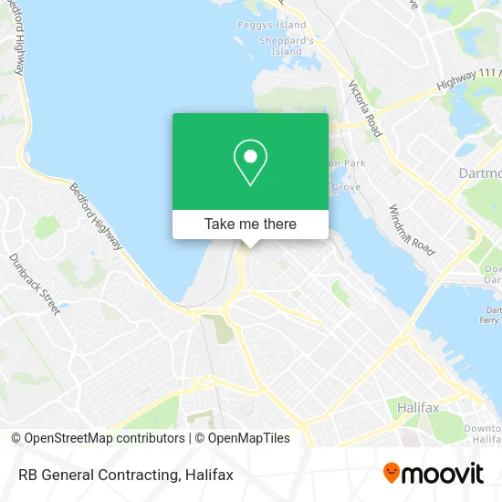 RB General Contracting map