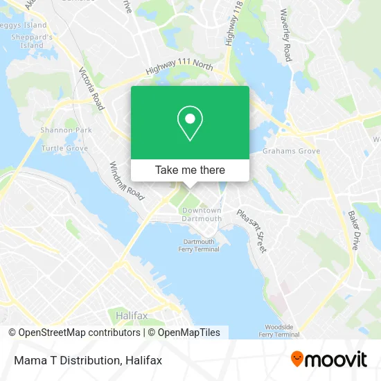 Mama T Distribution map