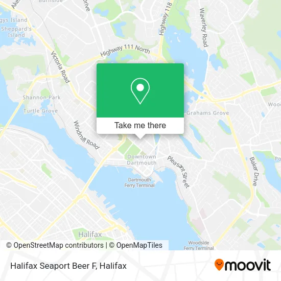 Halifax Seaport Beer F map