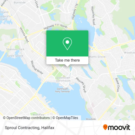 Sproul Contracting map