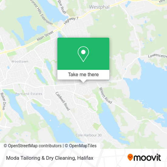 Moda Tailoring & Dry Cleaning map