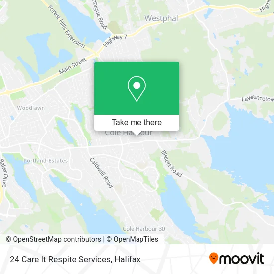 24 Care It Respite Services map