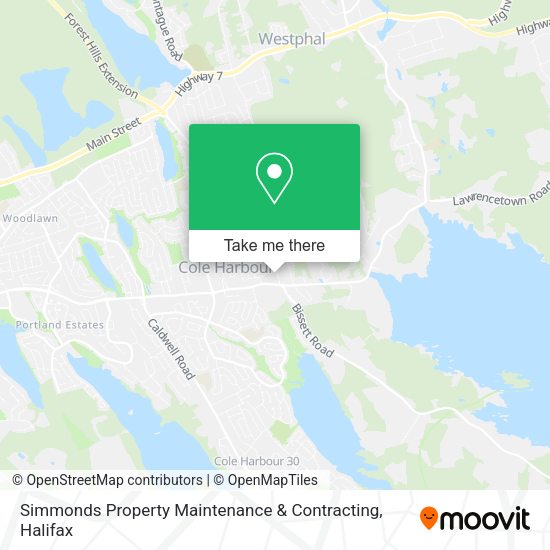 Simmonds Property Maintenance & Contracting map