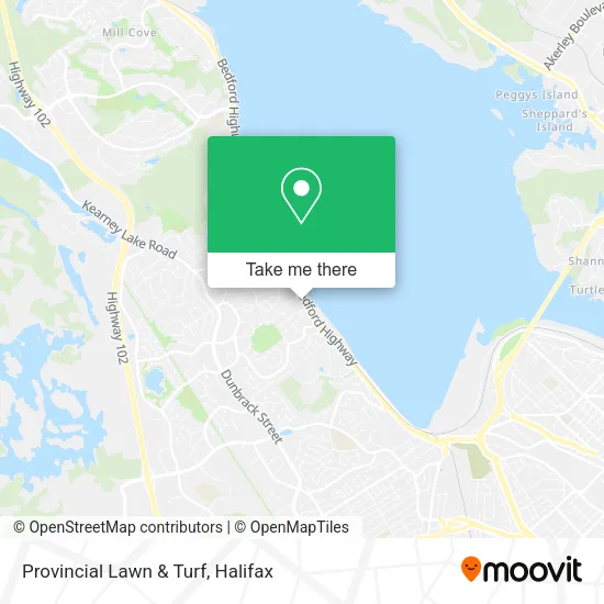 Provincial Lawn & Turf map