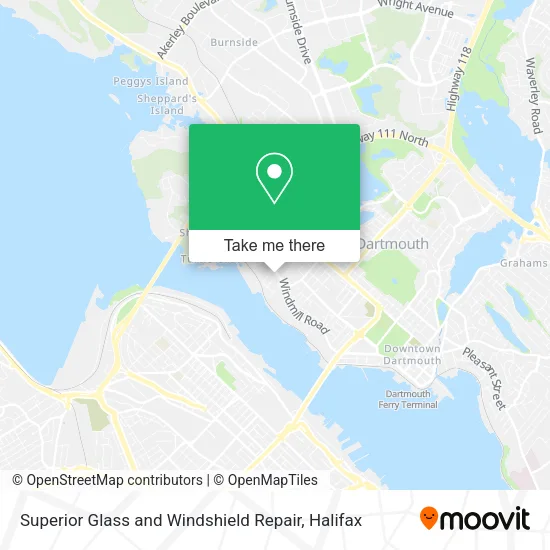 Superior Glass and Windshield Repair map