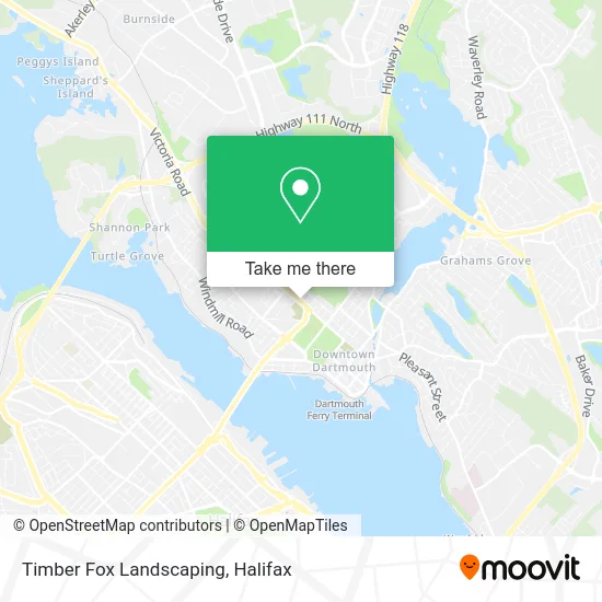 Timber Fox Landscaping map