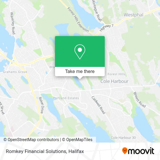 Romkey Financial Solutions map