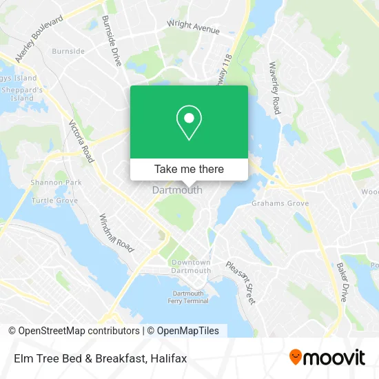 Elm Tree Bed & Breakfast map
