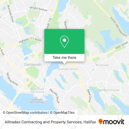 Alltrades Contracting and Property Services map
