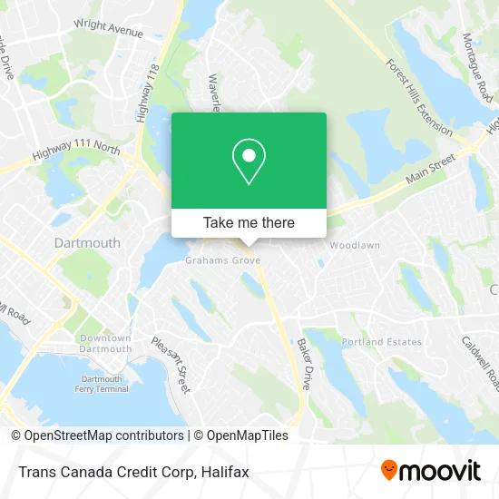 Trans Canada Credit Corp map