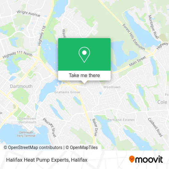 Halifax Heat Pump Experts map