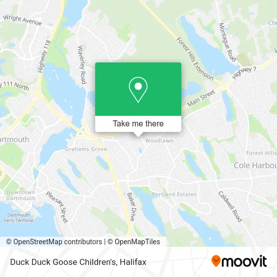 Duck Duck Goose Children's map