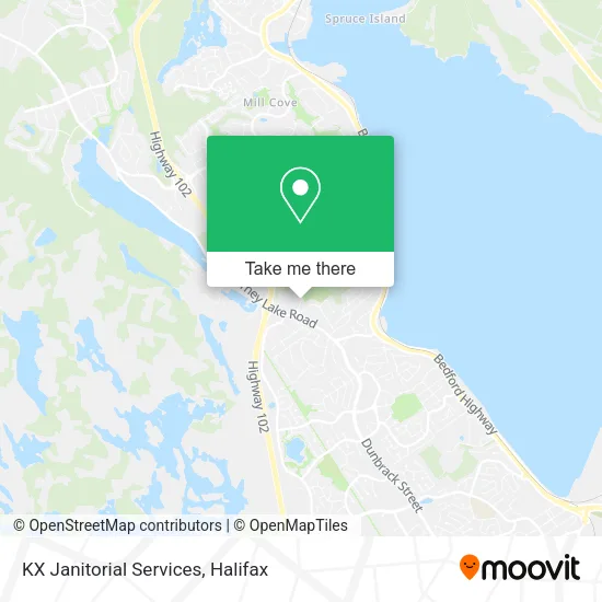 KX Janitorial Services map