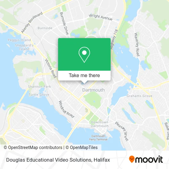 Douglas Educational Video Solutions map