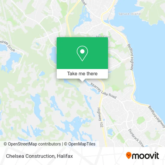 Chelsea Construction map