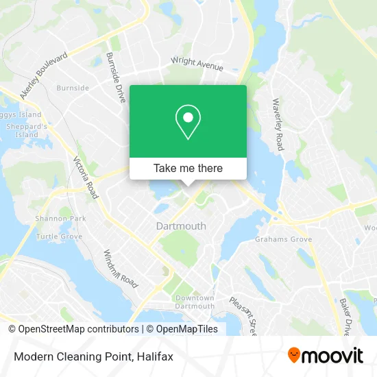 Modern Cleaning Point map