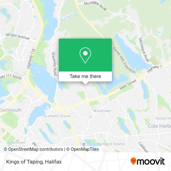 Kings of Taping map