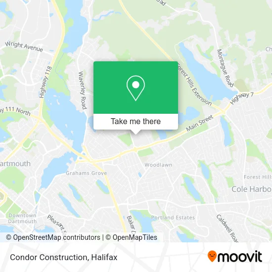 Condor Construction map