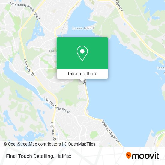 Final Touch Detailing map