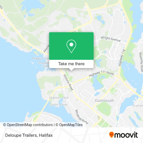 Deloupe Trailers map