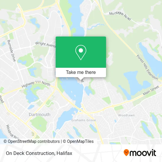 On Deck Construction map