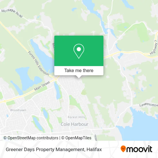 Greener Days Property Management map