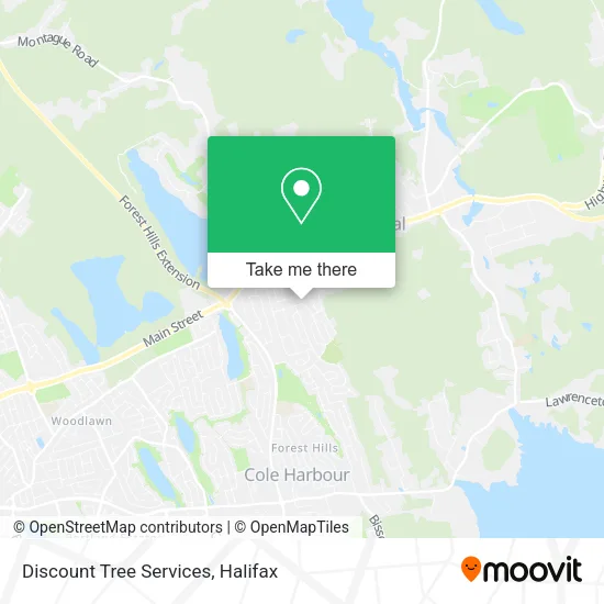 Discount Tree Services map