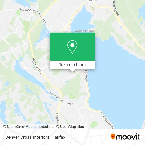 Denver Cross Interiors map