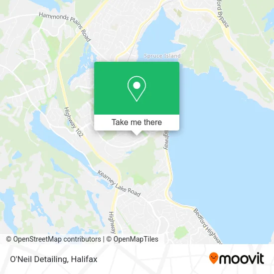 O'Neil Detailing map