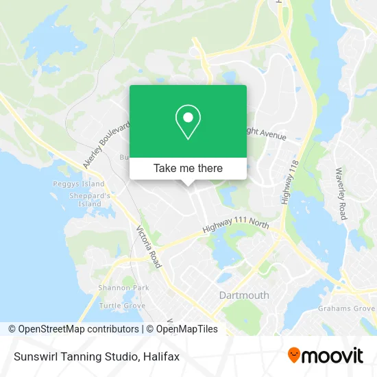 Sunswirl Tanning Studio map