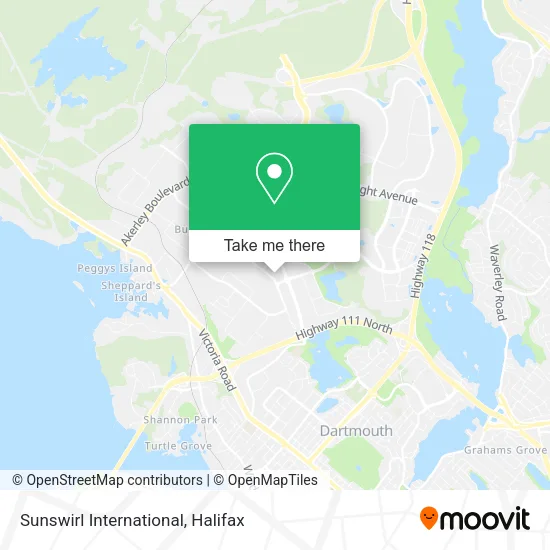 Sunswirl International map