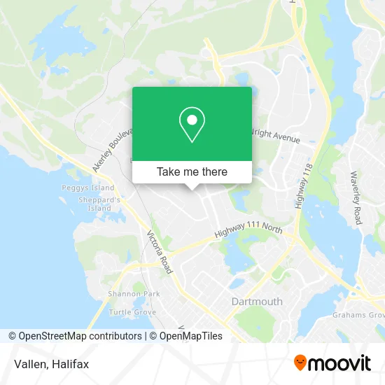 Vallen map