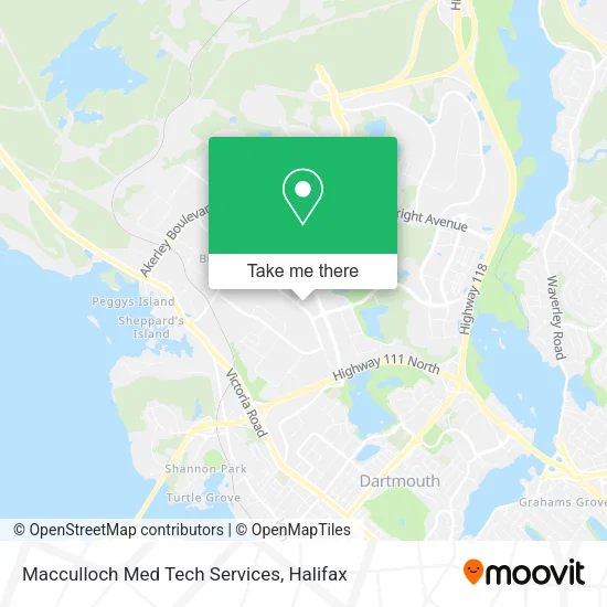 Macculloch Med Tech Services map