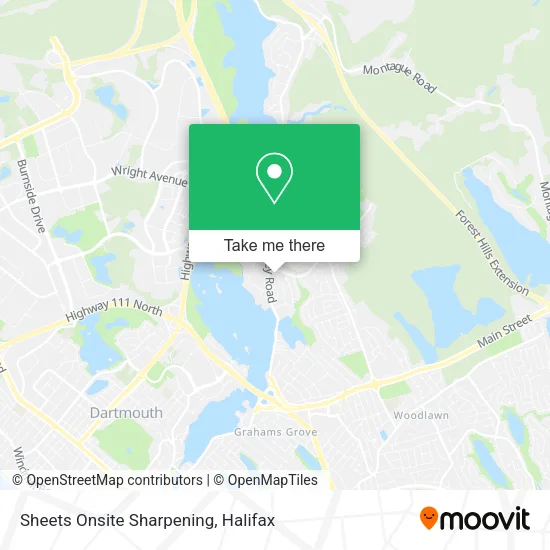 Sheets Onsite Sharpening map