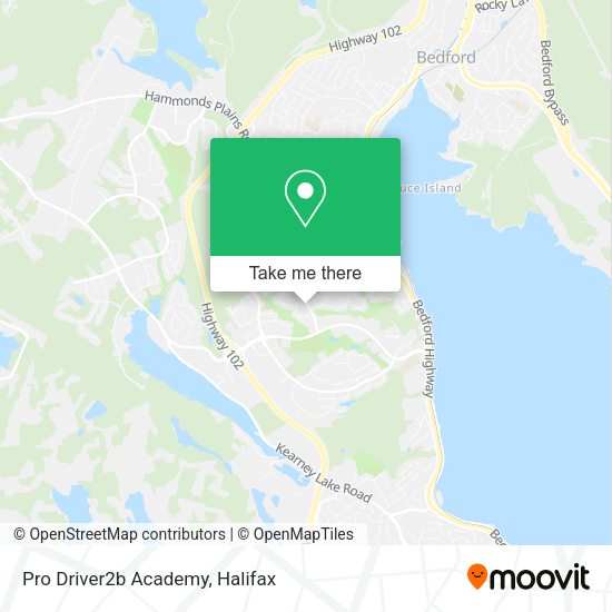 Pro Driver2b Academy map
