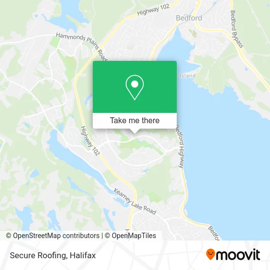 Secure Roofing map