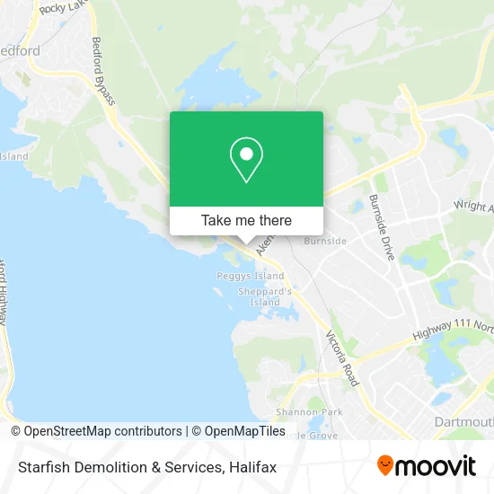 Starfish Demolition & Services map