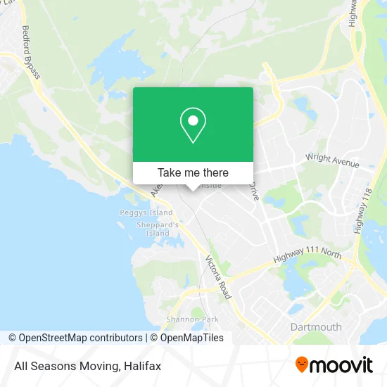 All Seasons Moving map
