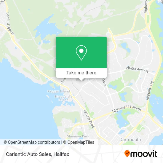 Carlantic Auto Sales map