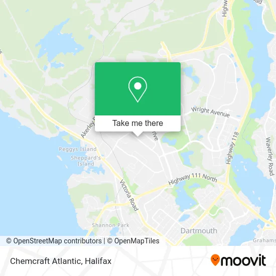 Chemcraft Atlantic map