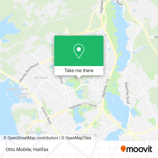 Otto Mobile map