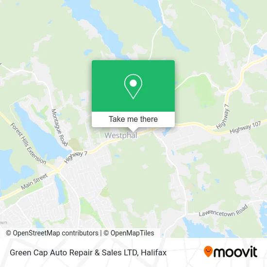 Green Cap Auto Repair & Sales LTD map