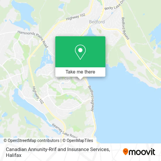 Canadian Annunity-Rrif and Insurance Services map