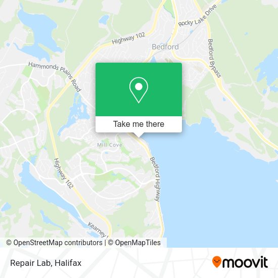 Repair Lab map