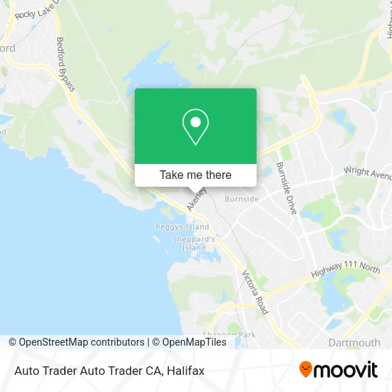 Auto Trader Auto Trader CA map