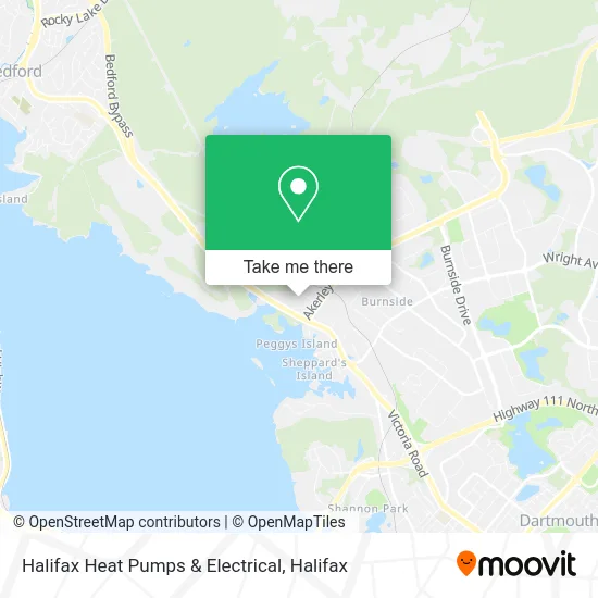 Halifax Heat Pumps & Electrical map