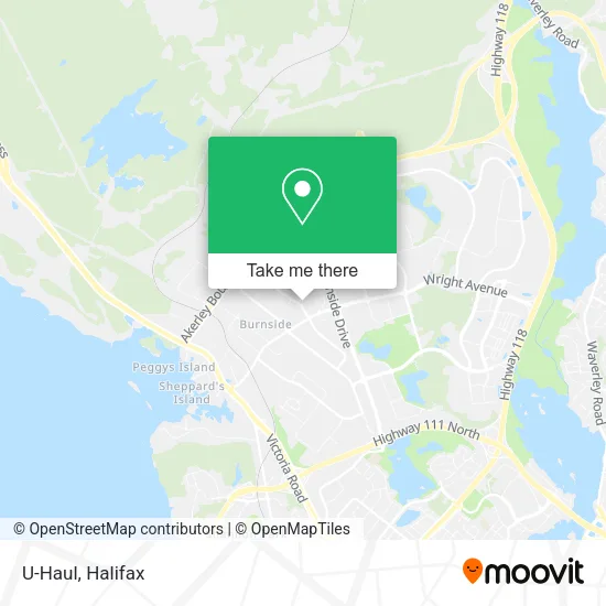 U-Haul map