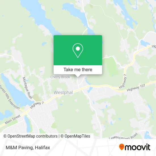 M&M Paving map